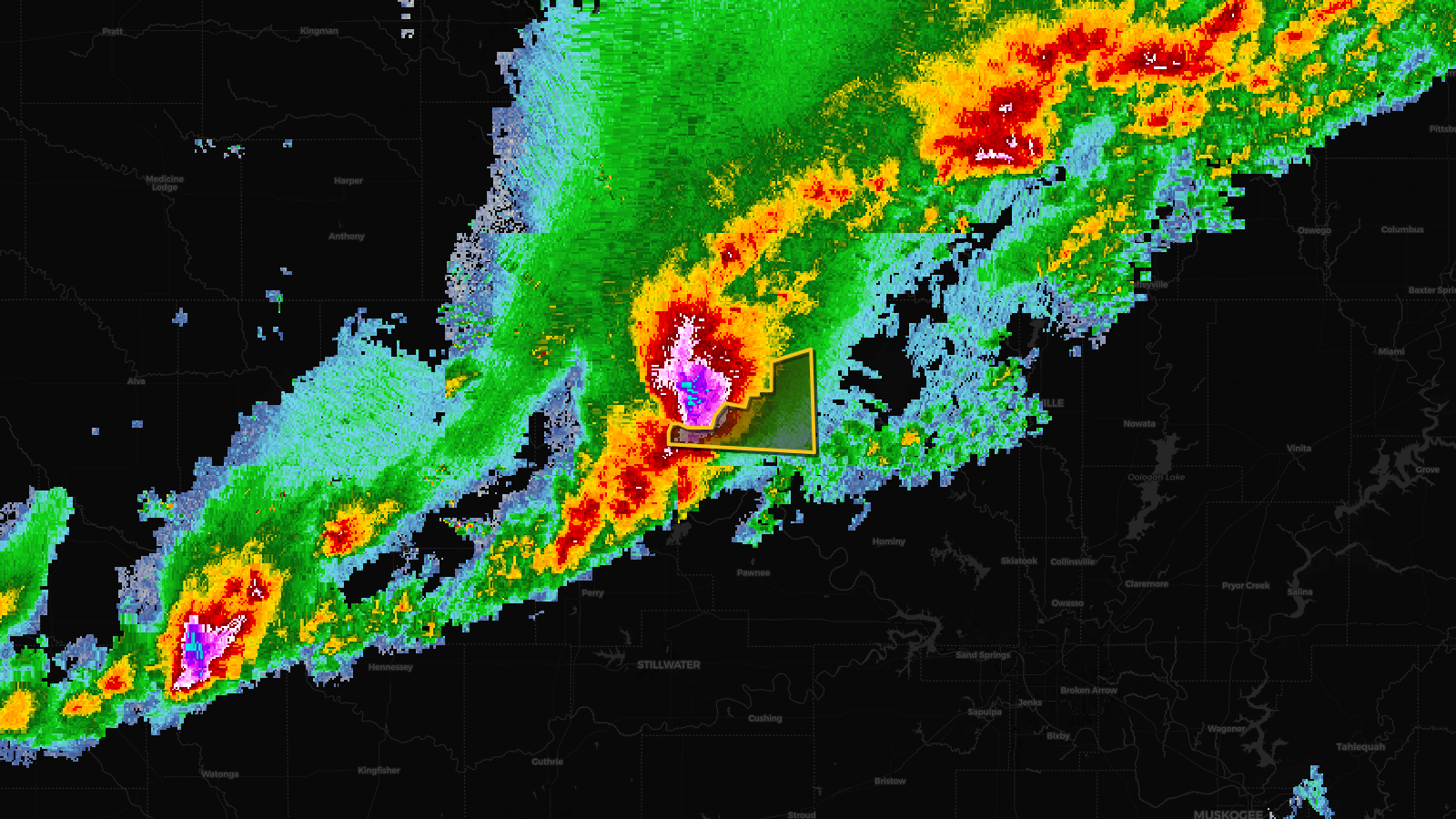 Tornado Warning — Osage, OK