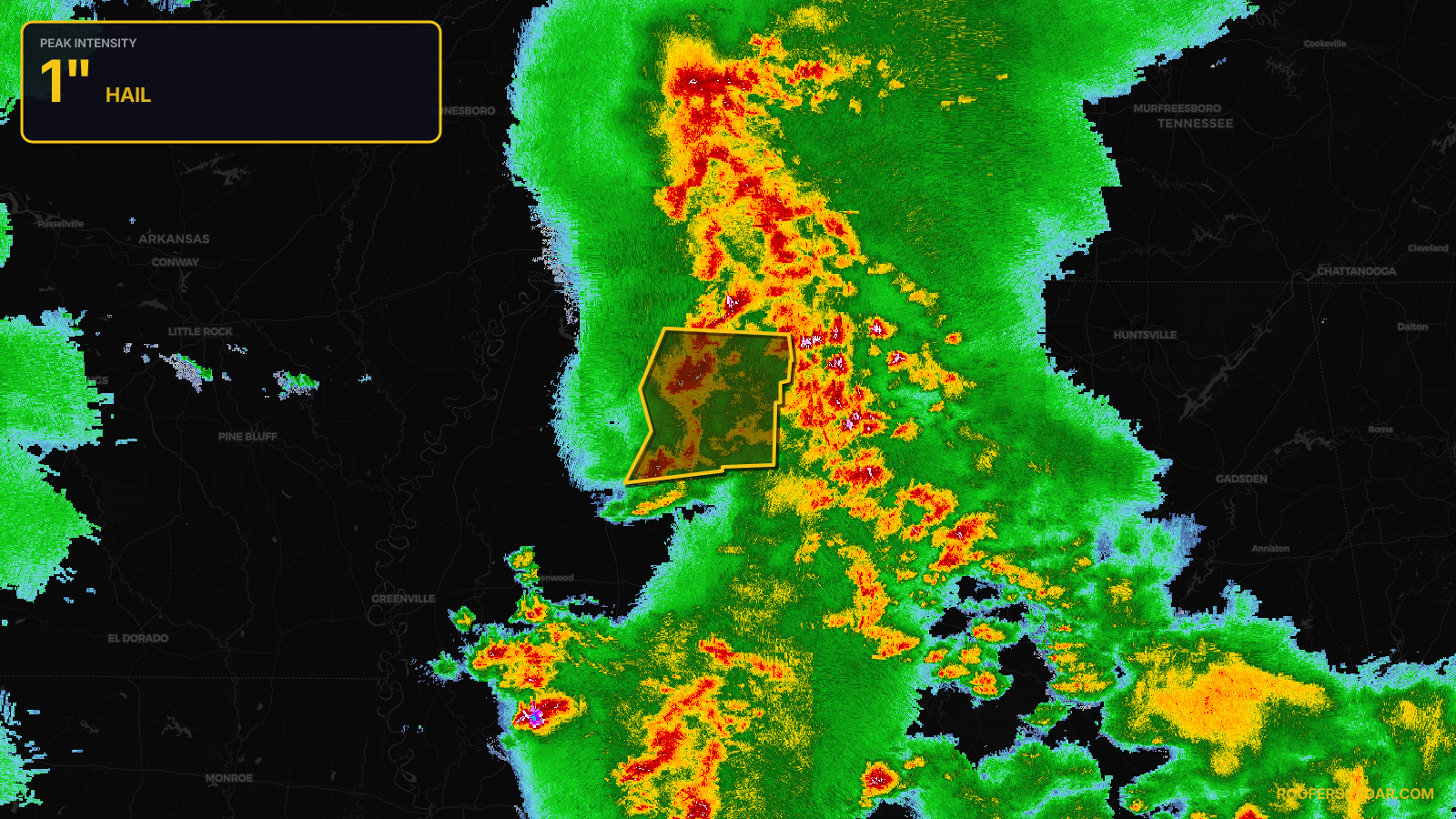 Severe Thunderstorm Warning issued April 28 at 4:57PM CDT until April 28 at 5:45PM CDT by NWS Memphis TN