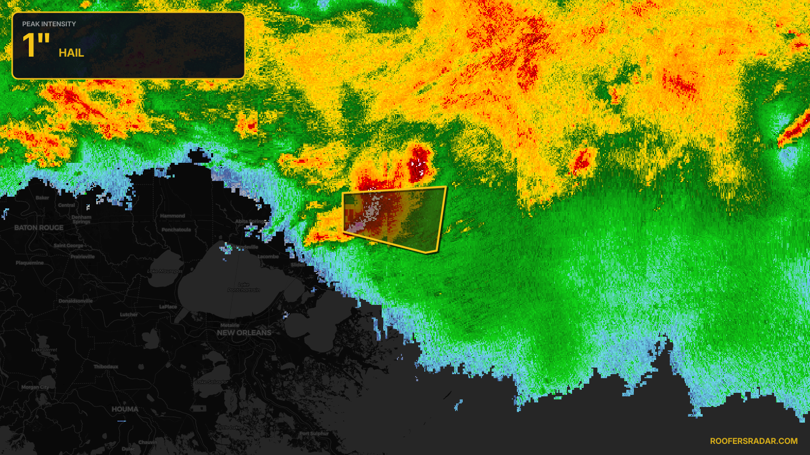 Severe Thunderstorm Warning issued April 29 at 7:49PM CDT until April 29 at 8:30PM CDT by NWS New Orleans LA