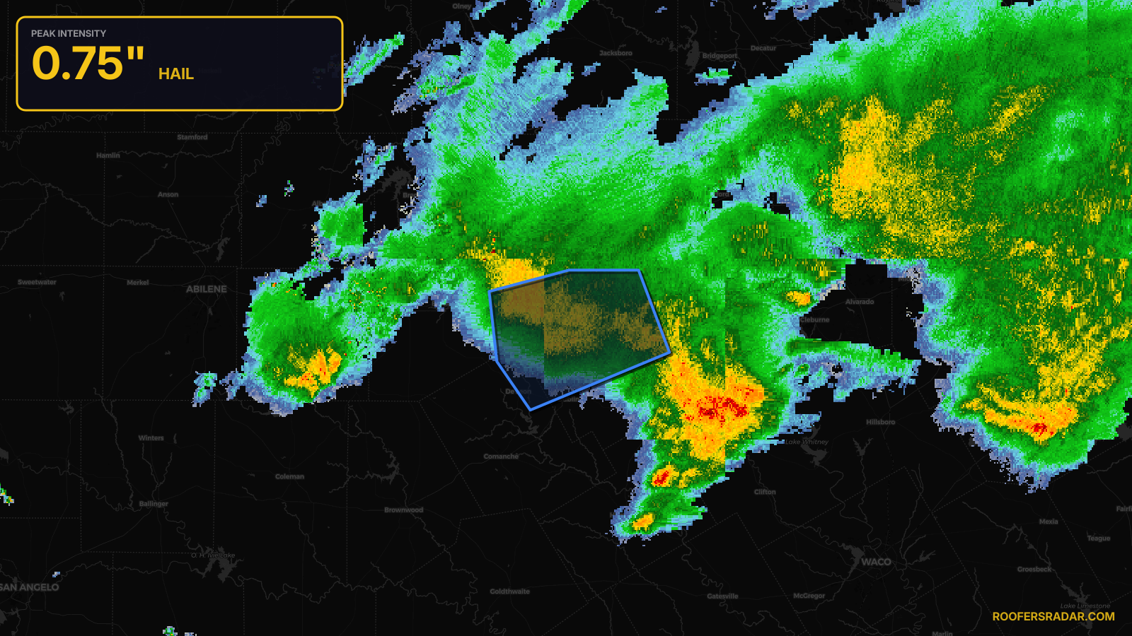 Severe Thunderstorm Warning — Comanche, TX; Eastland, TX; Erath, TX